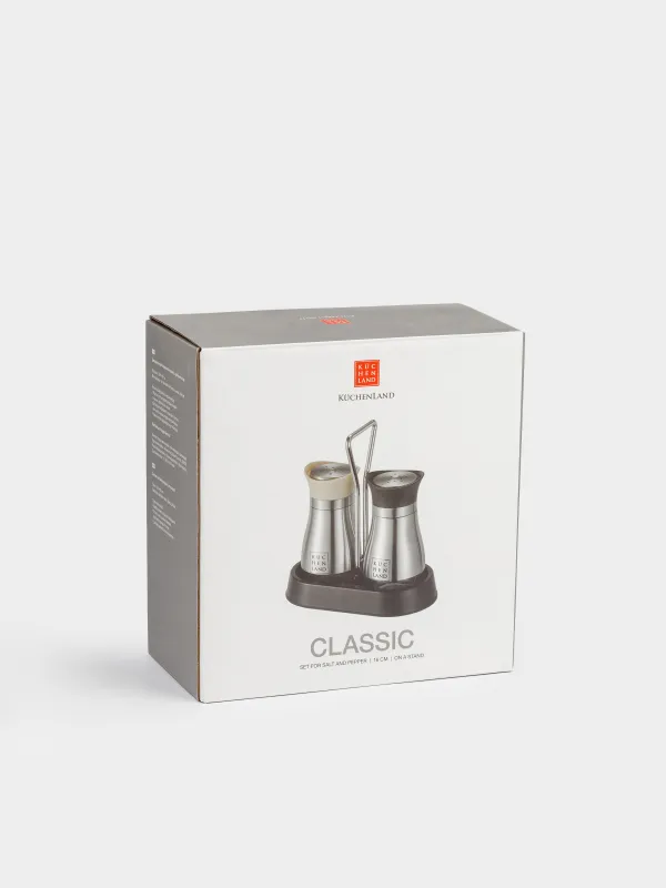 Набор для соли и перца, на подставке, Classic, image-5