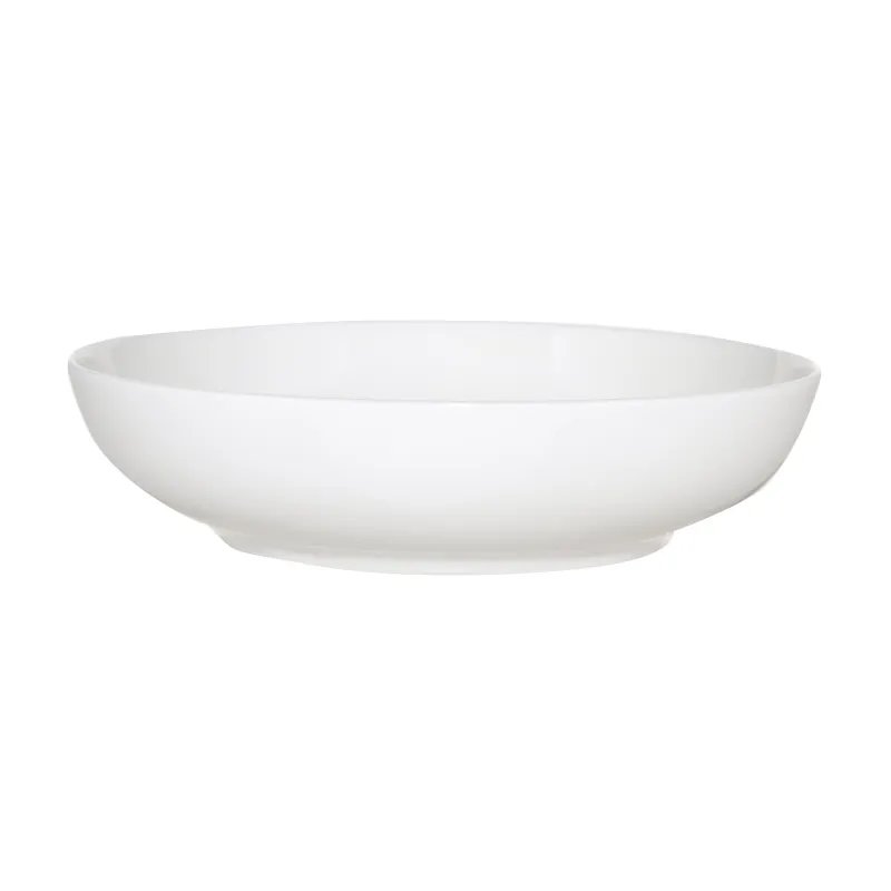 Сорпа табақшасы, 20х5 см, 2 дана, Фарфор F, ақ, идеалды ақ, image-1