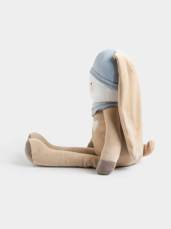 Ойыншық, 30 см, жұмсақ, полиэстер, сарғылт-қоңыр, Қоян, Rabbit, image-4