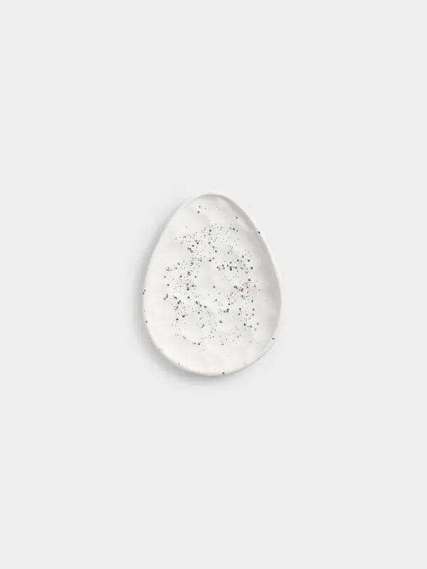 Блюдо декоративное, 21х16 см, Мятый эффект, Antic silver, image-0