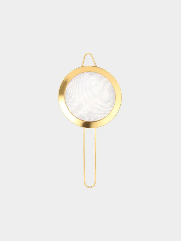 Елек, 12 см, тұтқасы бар, болат, алтын, Device gold, image-0