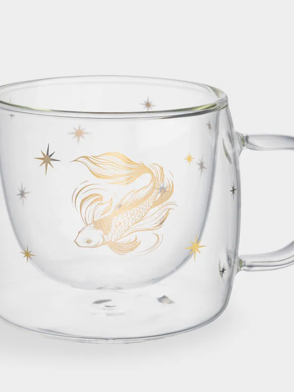 Саптыаяқ, 360 мл, шыны Б, Жұлдыздары бар балық, Air decor, image-3