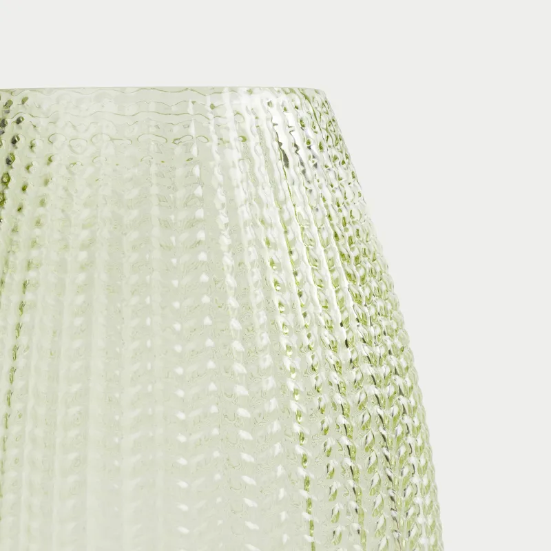 Гүл вазасы , 26 см, шыны, жасыл, Fantasy, image-3