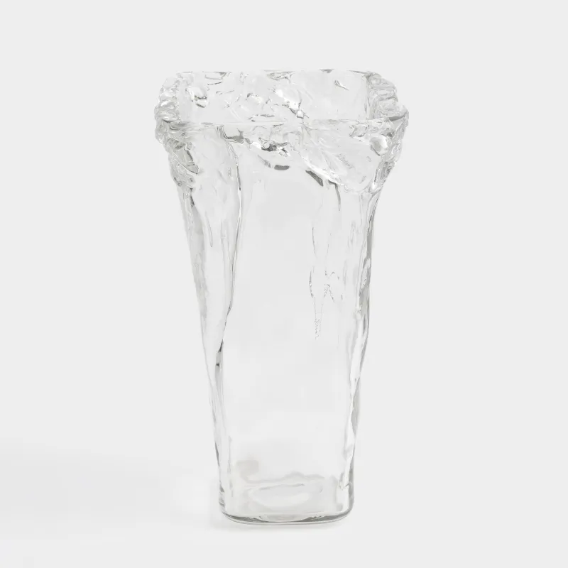 Гүл вазасы, 30 см, шыны, Frozen surge