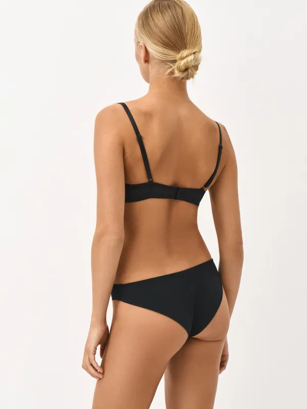 Бюстгальтер, size XS, полиамид/эластан, қара, Балконет, Edeminya, image-4