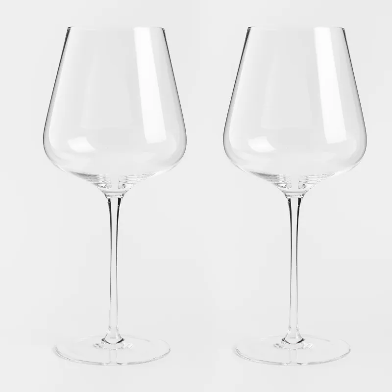 Бокал для красного вина, 650 мл, 2 шт, кристальное стекло, Ferentino, image-3