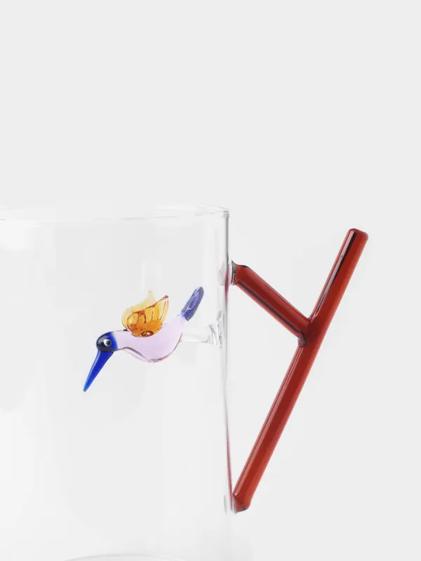 Кувшин, 1,4 л, стекло Б, коричневая ручка, Колибри, Shape, image-1