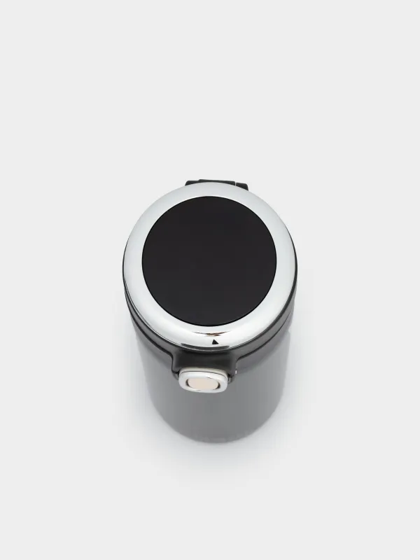 Термо шыныаяқ, 380 мл, термометрмен, болат/пластик, қара, Celsius, image-5