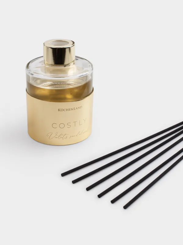 Хош иісті диффузор, 100 мл, алтын қызыл, Хош иіс, Costly, image-1