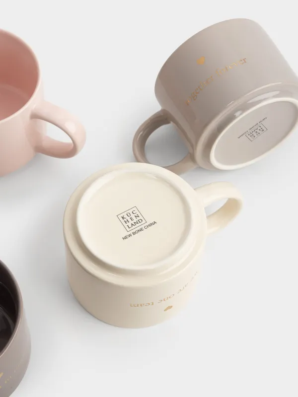 Кружка, 350 мл, 4 шт, фарфор N, цвет, Семья, Dynasty, image-4