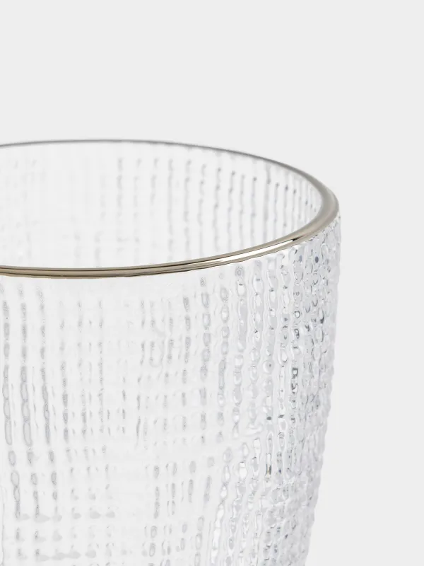 Стакан, 320 мл, с серебристым кантом, Grain silver, image-2