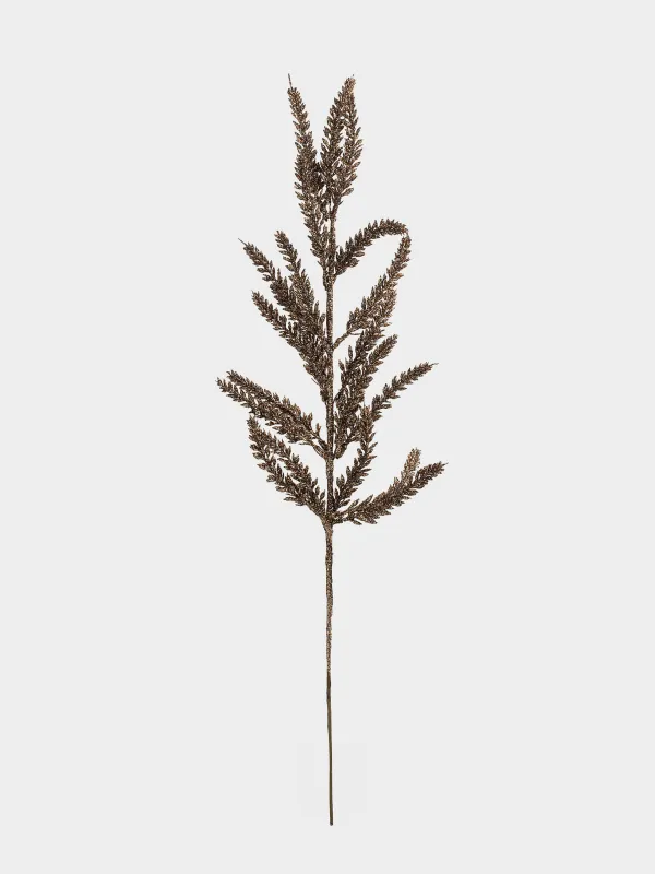 Ветка декоративная, 64 см, Бронзовая хвоя, Conifer bronze, image-0