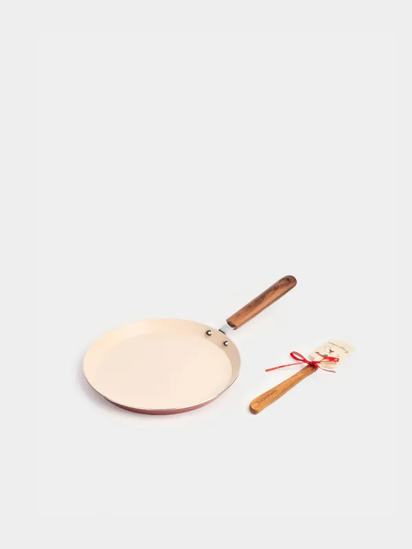 Құймақ табасы, 22 см, шпательмен, металл/ағаш, жасыл, Жылқы, Christmas tree, image-0