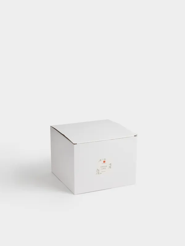 Конфетница, 20х14 см, 1,3 л, керамика D, молочно-коричневая, Кролик с венком, Easter lace, image-5