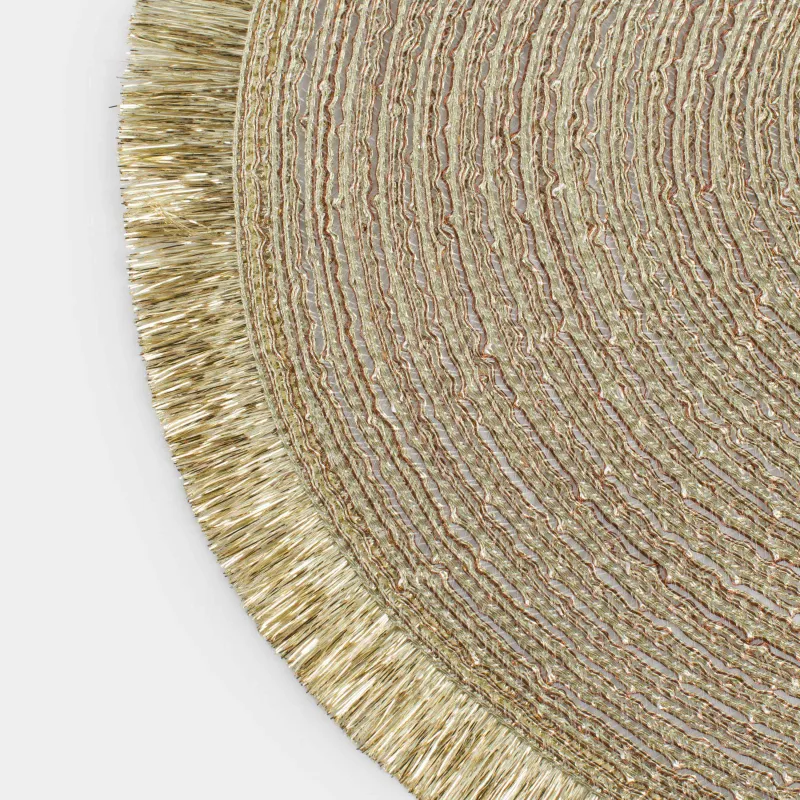 Аспаптарға арналған майлық, 30х45 см, жиегі бар, полиэстер, сопақ, алтын, Rotary shine, image-2