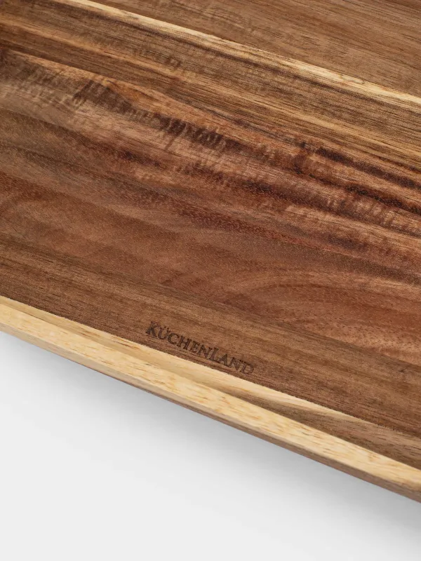 Блюдо сервировочное, 38х20 см, с ручкой, Noble tree, image-4