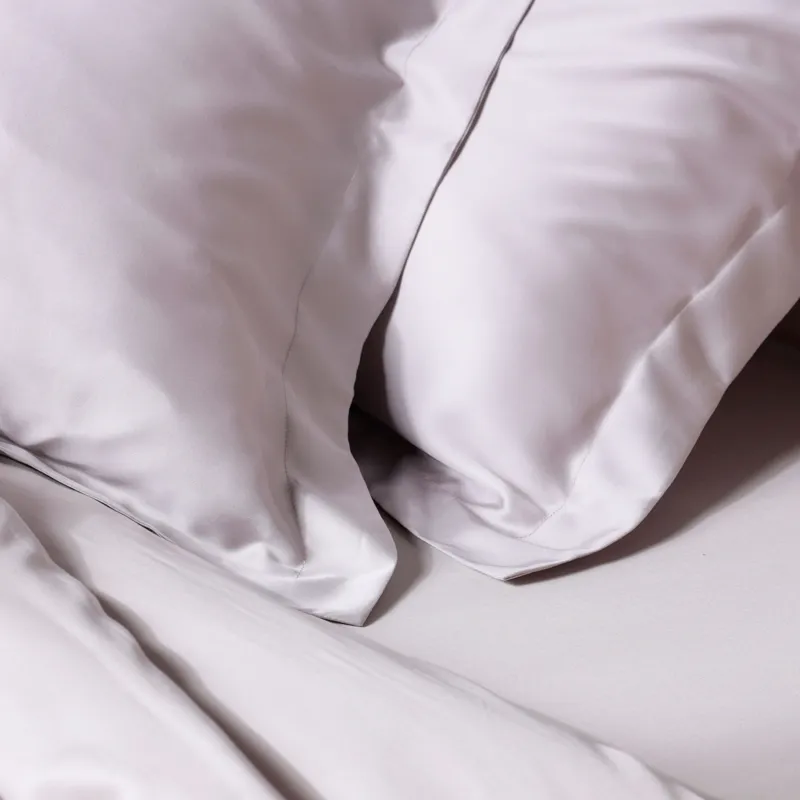 Наволочка, 50х70 см, 2 шт, тенсель 300 ТС, серая, Tencel, image-4