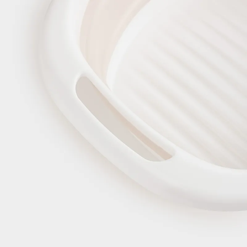 Таз складной, 10 л, ребристое дно, пластик/резина, бежево-розовый, Foldaway, image-4