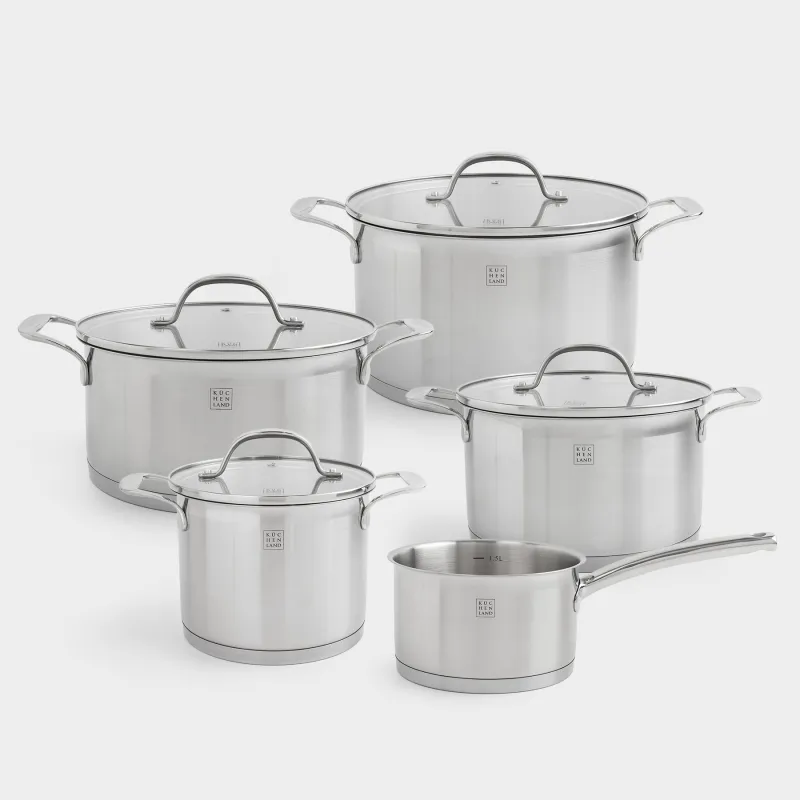 Ыдыс-аяқ жиынтығы, 5 зат, Medium, Silver Stone