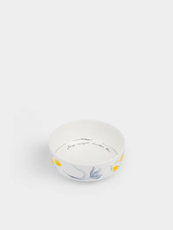 Пиала, 15х6 см, Цветок и лимоны, Sicily, image-3