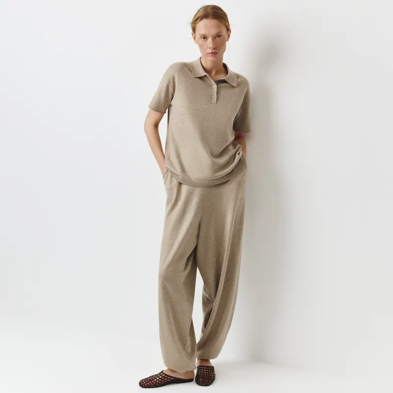 Әйелдер шалбары, өлшемі L, полиэстер/акрил/нейлон/жүн К, сарғылт-қоңыр, Agueda