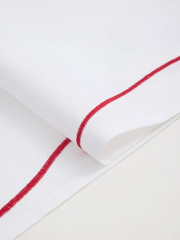 Үстел төсеніші, 40х160 см, полиэстер, ақ, Шырша мен жылқылар, Holiday horse, image-1