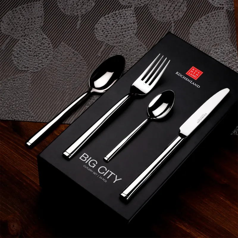 Ас құралдары, 6 тұлға, 24 зат, Болат, Madrid, image-1