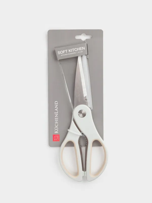 Ножницы кухонные, 23 см, сталь/пластик, серые, Assist, image-5