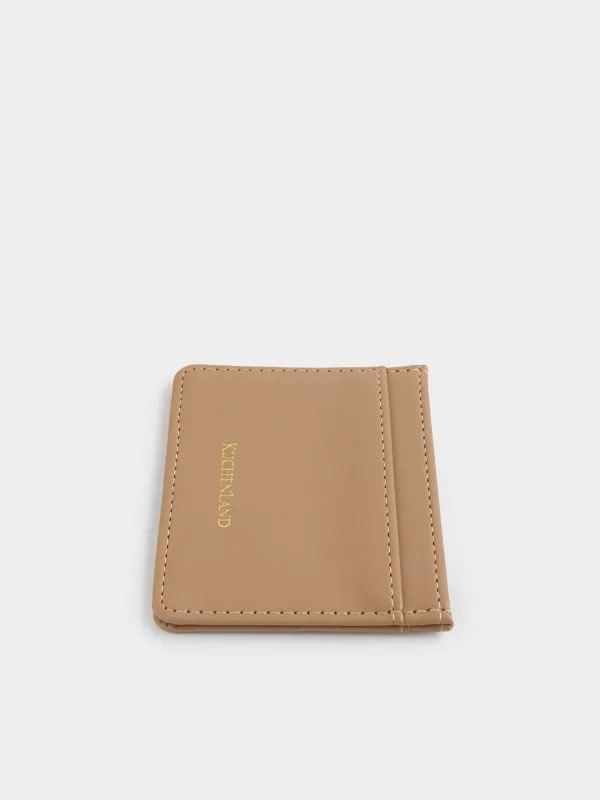 Картхолдер, 10х7 см, полиуретан, қоңыр, Жүрек, Heart accessory, image-3