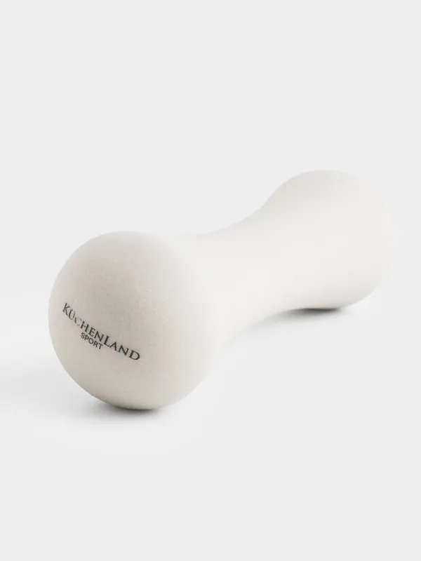 Фитнес гантелі, 1 кг, металл / ПВХ, сарғылт-қоңыр, спорт, image-2