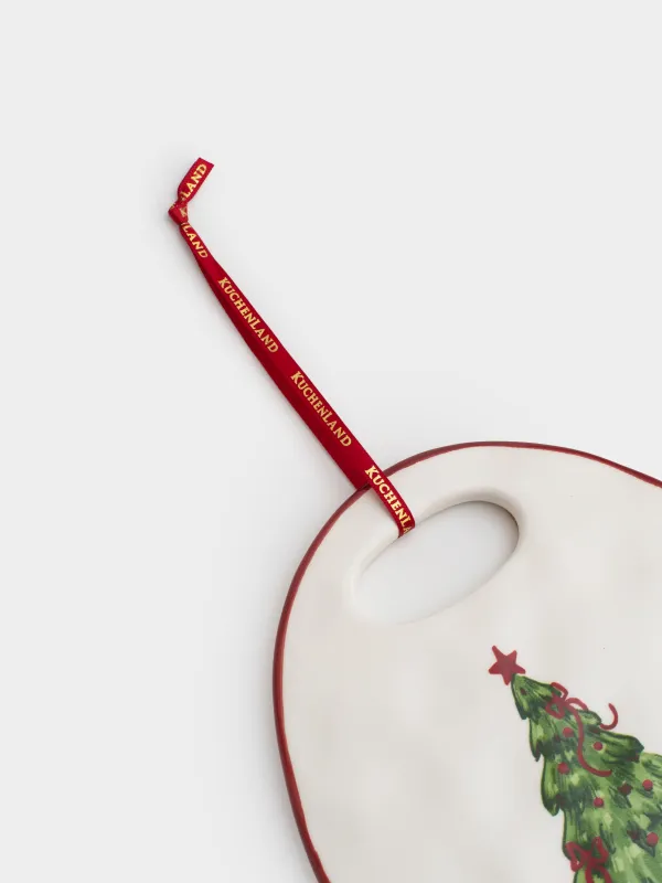 Подставка под горячее, 15x20 см, Елка с бантами, Christmas tree, image-2