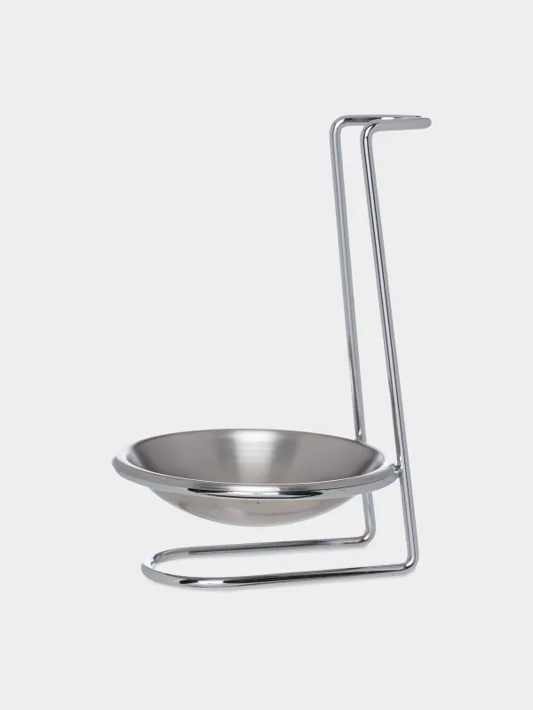 Шөміш / қасық тұғыры, 18 см, тұтқасы бар, болат, Egoist, image-0