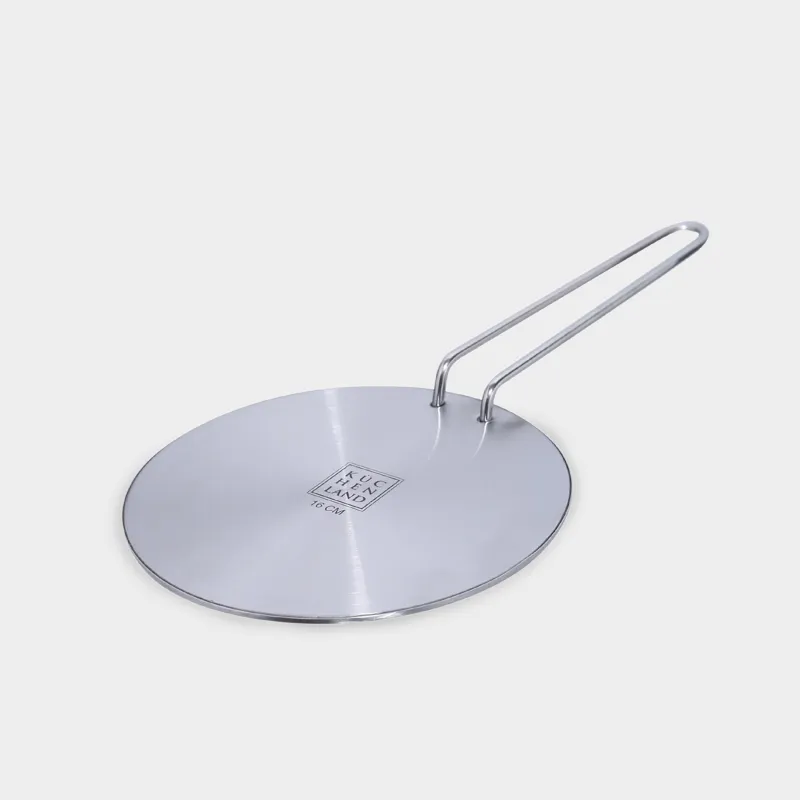 Индукциялық пешке арналған адаптер дискісі, 16 см, болат/алюминий, Induction