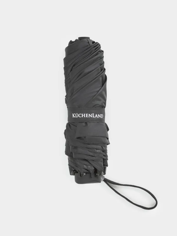 Қолшатыр, 52 см, жиналмалы, эпонж, қара, Rainy day, image-4