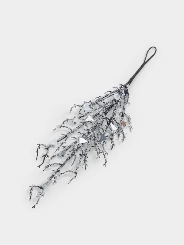 Сәндік әшекей, 40 см, аспалы, пластик, Кристалдар мен жылтырақтар, Crystal sparkle, image-2