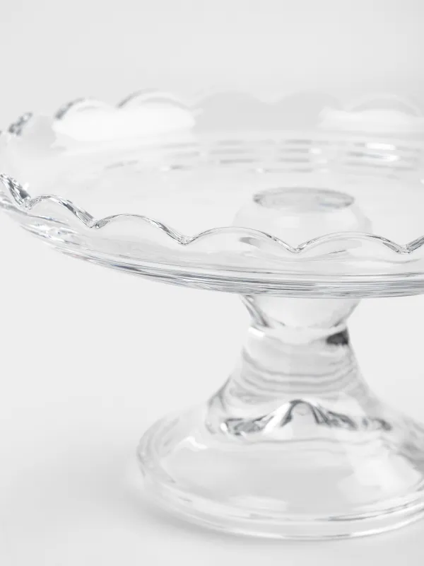 Аяқты ыдыс, 20х11 см, шыны, Clear, image-2