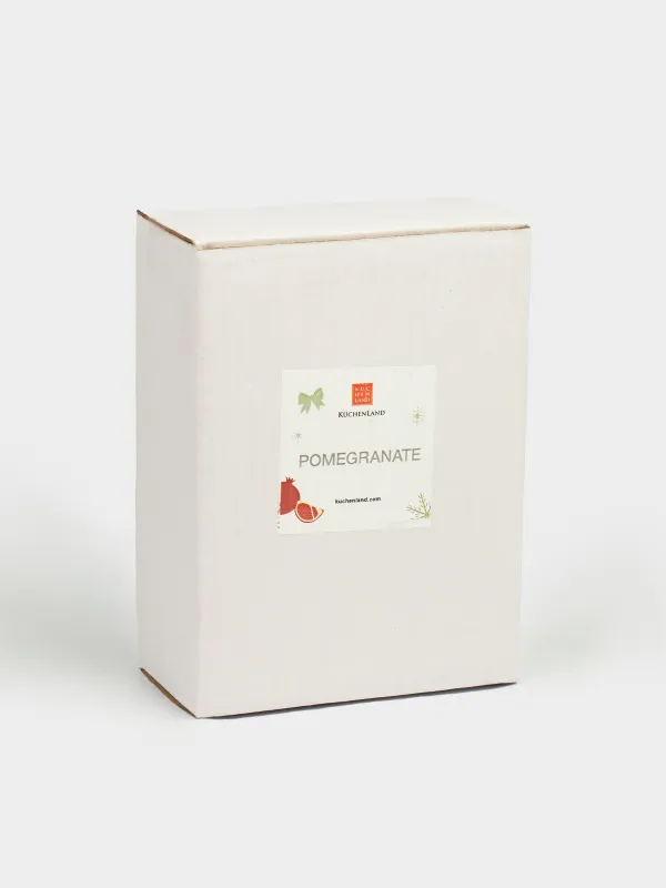 Сәндік ыдыс, 10х12 см, металл, қызыл және алтын, Анар, Pomegranate, image-5