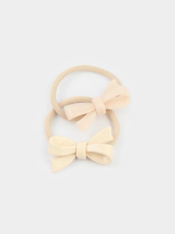 Набор резинок для волос, розовый/молочный, Gracile, image-1