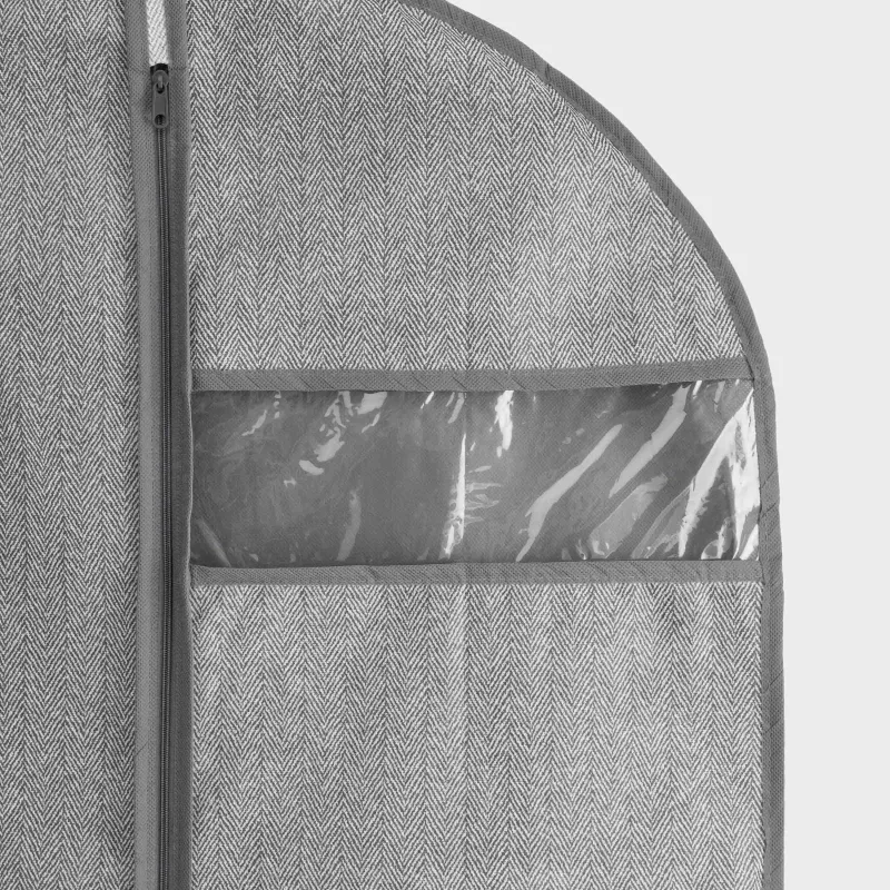 Киім жамылғысы, 60х100 см, тоқыма / ПВХ, сұр, Pedant new, image-1