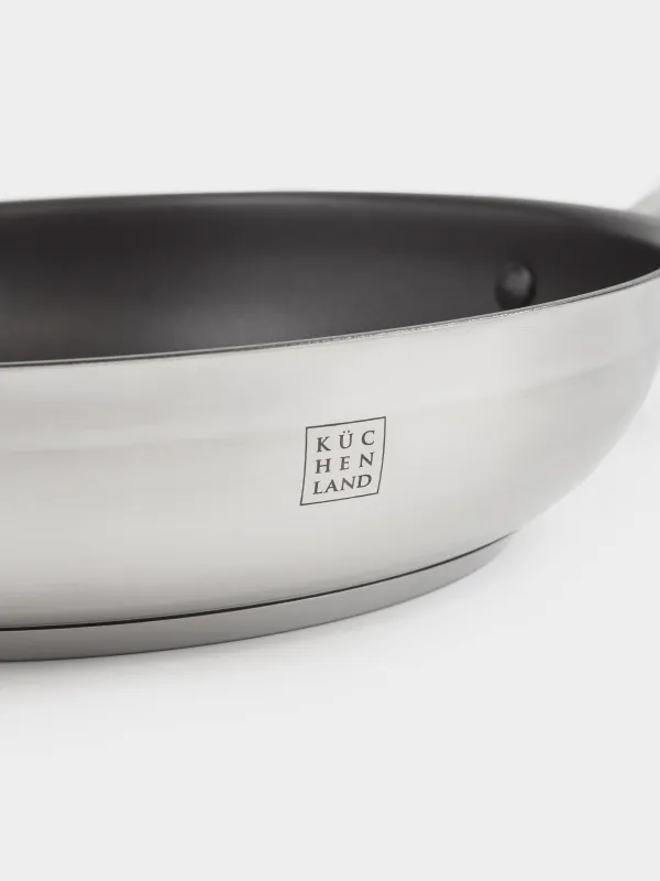 Таба, 24 см, қапталған, болат, Silver Stone, image-4