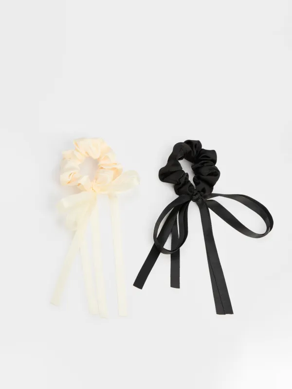 Шаш резеңкелер жинағы, 8 см, 2 дана, балаларға арналған, сәтен, Silk, image-0