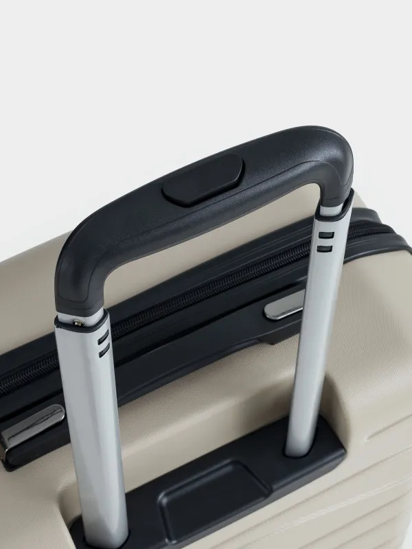 Чемодан S, 39х22х55 см, 2,7 кг, пластик, сарғылт-қоңыр, Travel comfort, image-10