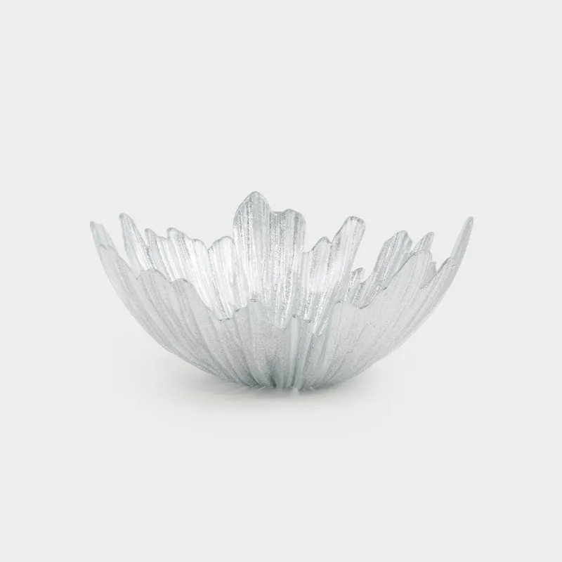 Жеміс вазасы, 32х14 см, шыны Р, күміс түстес, Verge