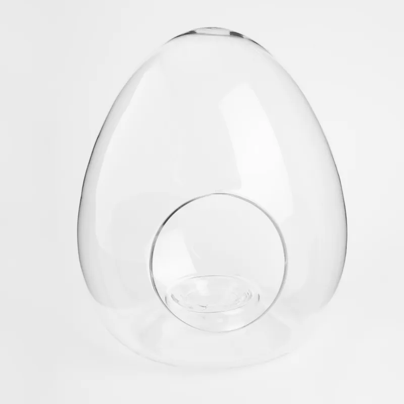 Кәмпит ыдысы, 17х23 см, шыны, Жұмыртқа, Clear, image-0