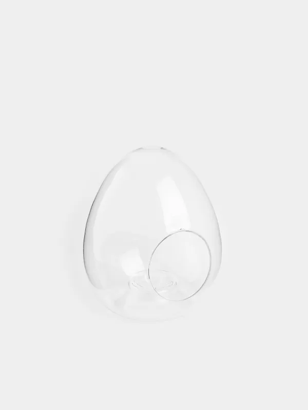 Кәмпит ыдысы, 17х23 см, шыны, Жұмыртқа, Clear, image-1