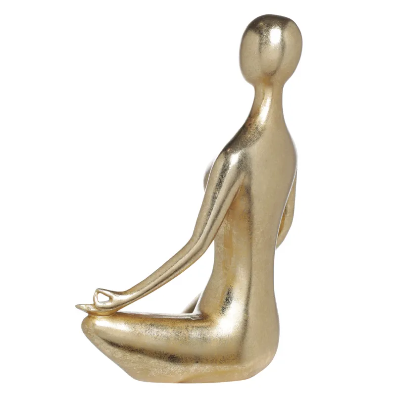 Статуэтка, 26 см, Поза лотоса, Face, image-2