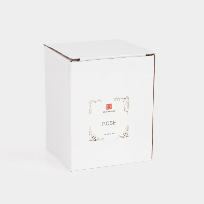 Сахарница, 11х10 см, 270 мл, с ложкой, фарфор P/сталь, молочная, Роза, Rose, image-3