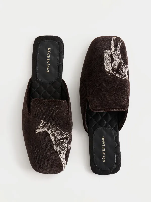 Тапочки женские, Slippers horse, image-5