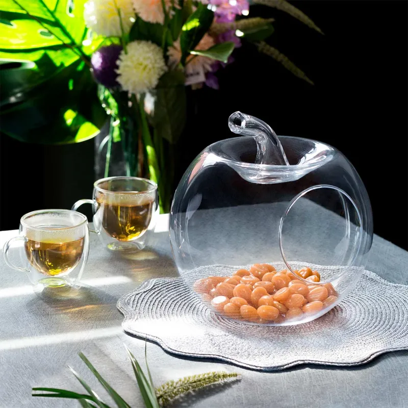 Кәмпит, 27х24 см, шыны, Алма, таза, image-2