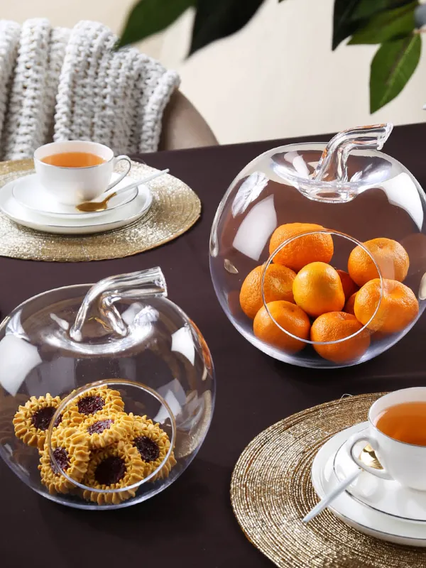 Кәмпит, 21х19 см, шыны, Алма, таза, image-4